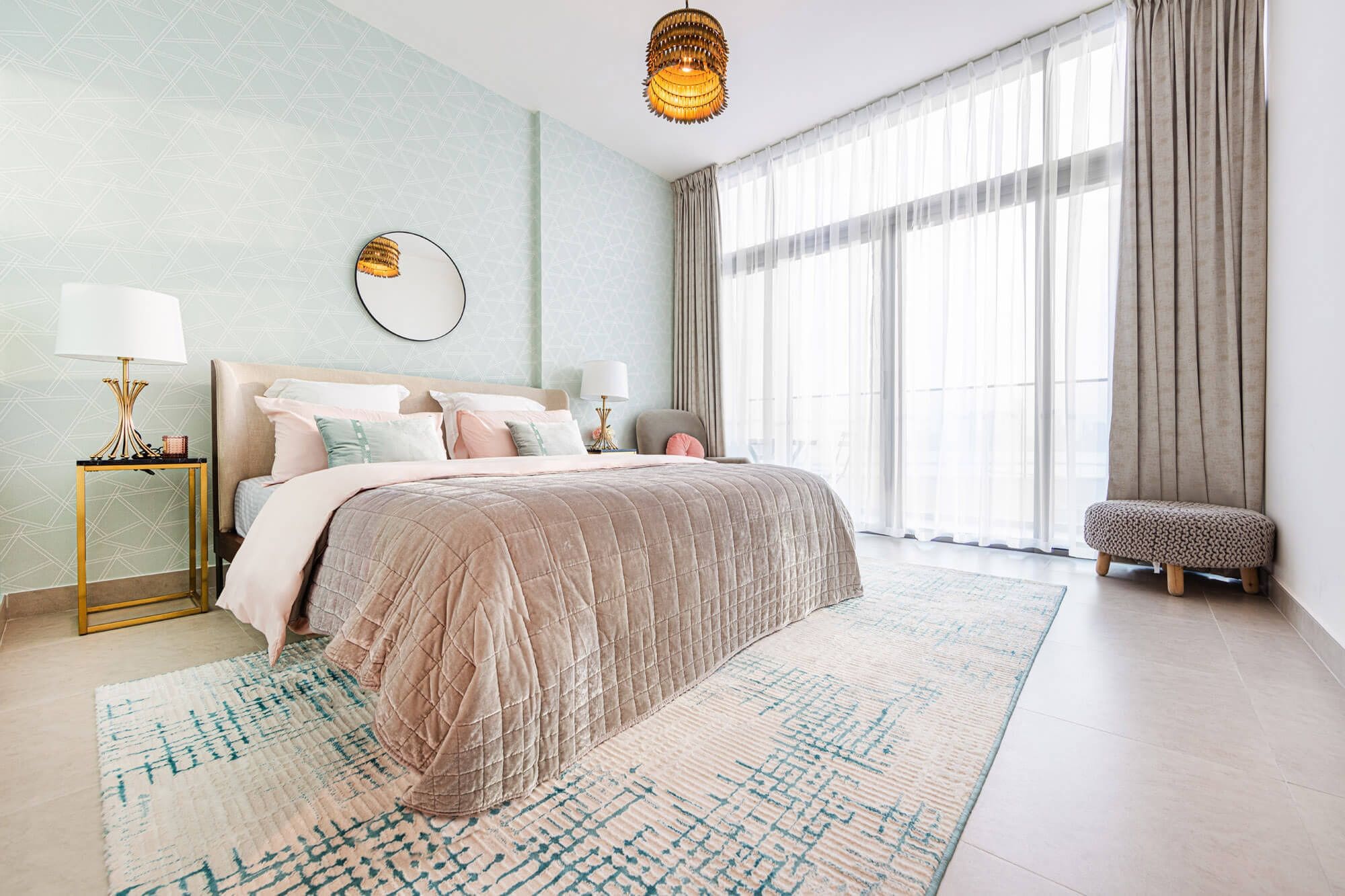 Bloom Arjaan by Rotana bedroom interior featuring functional furnishings in Saadiyat Island Park View Abu Dhabi