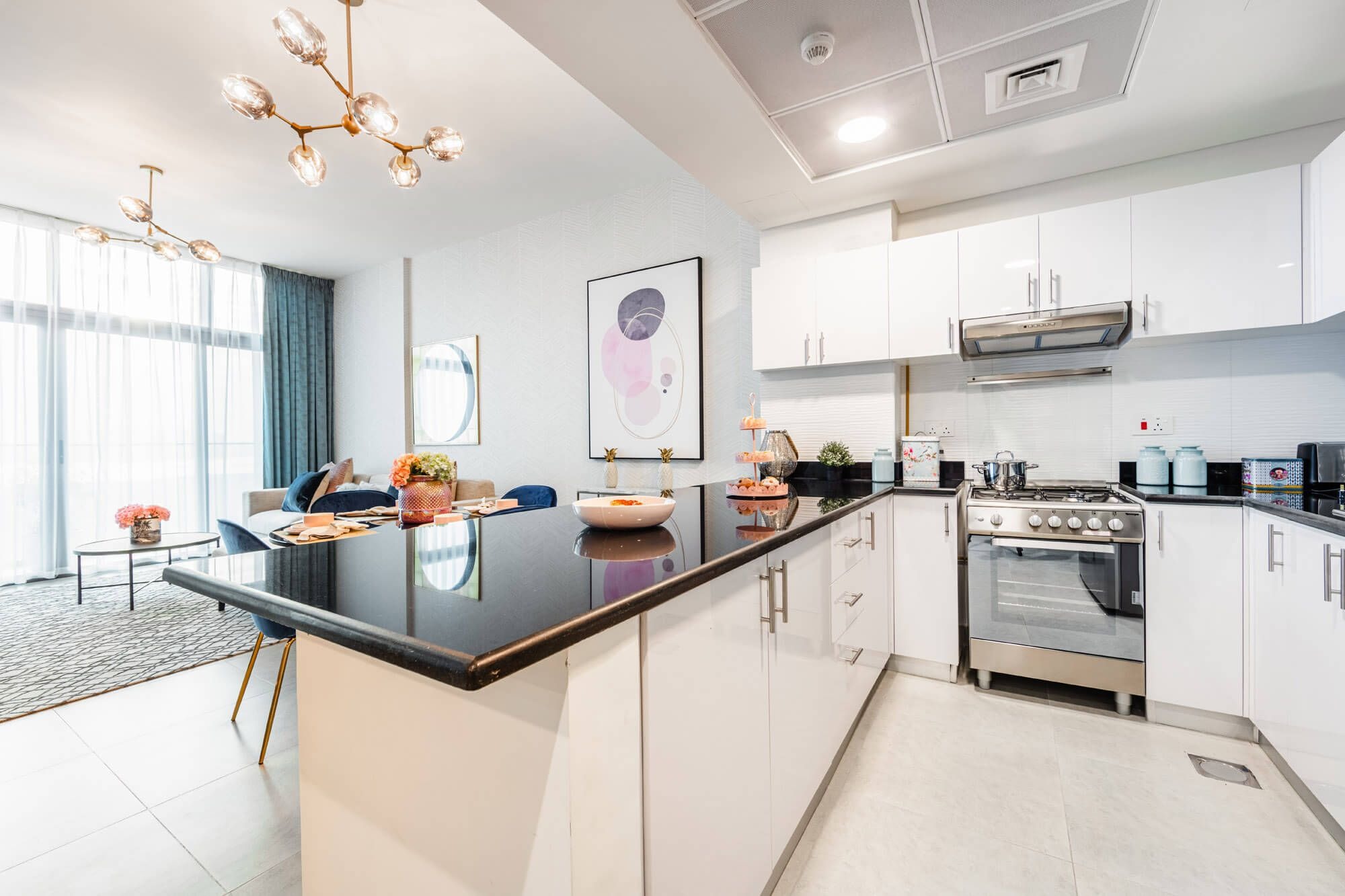 Well-designed studio apartment with efficient layout and modern finishes at Park View, Abu Dhabi.