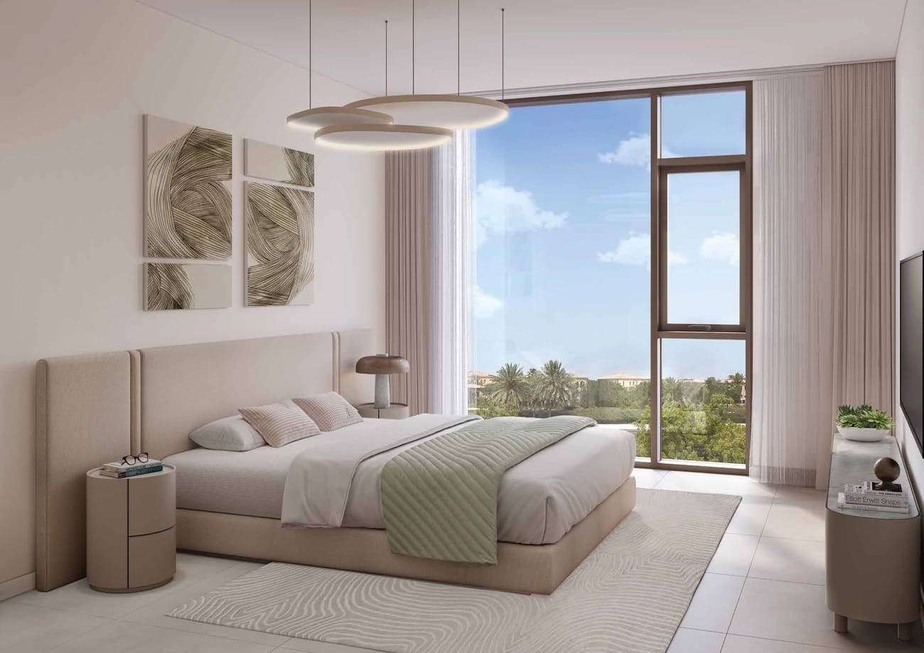 Solea by Taraf luxury bedroom interior with elegant modern finishes